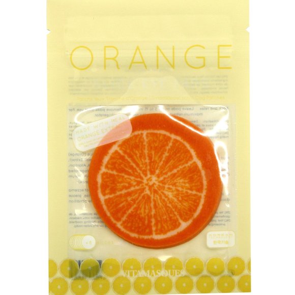 VITAMASQUES | Orange Slice Mask (Pack of 5) - Picture 2 of 6